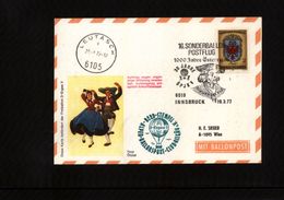 Austria / Oesterreich 1977 1000 Years Austria Balloon Post Interesting Postcard - Globos