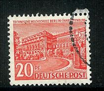 Berlin 1949: Mi.-Nr. 49 V (PM 10): Berliner Bauten   Gest. - Variétés Et Curiosités