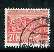 Berlin 1949: Mi.-Nr. 49 V (PM 10): Berliner Bauten   Gest. - Plaatfouten En Curiosa