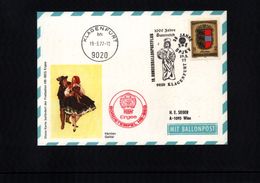 Austria / Oesterreich 1977 1000 Years Austria Balloon Post Interesting Postcard - Balloon Covers