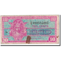 Billet, États-Unis, 10 Cents, 1954, Undated, KM:M30a, TB - 1954-1958 - Serie 521