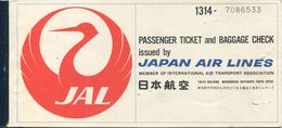 JAL Japan Air Lines 1967 - Zürich Kopenhagen Tokyo Hamburg Zürich - Europa