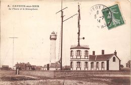 80-CAYEUX-SUR-MER- LE PHARE ET LE SEMAPHORE - Cayeux Sur Mer