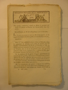 BULLETIN DE LOIS De 1803 - BELGIQUE LIEGE INCENDIE MAISONS - CURE SAINT DIE VOSGES - SUISSE - ARMEMENT CONTRE ANGLETERRE - Decretos & Leyes