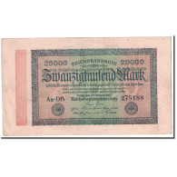 Billet, Allemagne, 20,000 Mark, 1923, 1923-02-20, KM:85b, TTB+ - 20.000 Mark