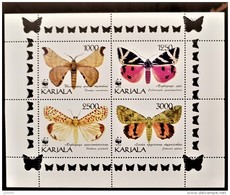 RUSSIE, Papillons, Papillon, Insectes, Mariposa, Butterflies Feuillet Emis En 2001** Neuf Sans Charniere. MNH. (b) - Schmetterlinge