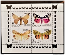 RUSSIE, Papillons, Papillon, Insectes, Mariposa, Butterflies Feuillet Emis En 2001** Neuf Sans Charniere. MNH. (b) - Papillons