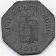 STADT FLENSBURG  1917 - 10 Pf - Monétaires/De Nécessité