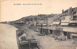 89-JOIGNY- QUAI DE PARIS ET PORT AUX VINS - Joigny