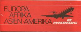 Interflug 1981 - Berlin Vienna Zürich Geneva Zürich - Europe