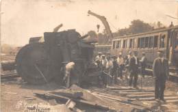 57 - MOSELLE / Saarburg - 571243 - Carte Photo - Catastrophe Ferroviaire - Défaut (micro Déchirure) - Sarrebourg