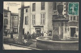 +++ CPA - France 63 - Puy De Dôme - Auvergne - SAINT GERMAIN LEMBRON - La Place St Jean   // - Saint Germain Lembron