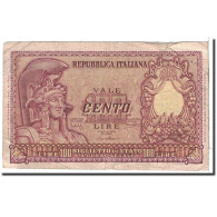 Billet, Italie, 100 Lire, 1951, 1951-12-31, KM:92a, TB - Autres & Non Classés