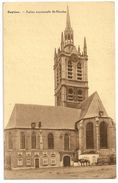ENGHIEN - Eglise Paroissiale St-Nicolas. Chevaux, Charette. Edition Edm; Duwez. - Edingen