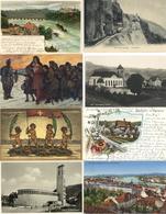Schweiz Partie Mit über 300 Ansichtskarten Meist 1900 - 1945 I-II - Verzamelingen (zonder Album)
