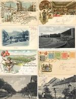 Deutschland Partie Mit Circa 190 Ansichtskarten Vor 1945 Dabei Lithos Und Bessere Karten I-II - Verzamelingen (zonder Album)