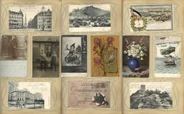 Motive Und Topo Altes Album Mit Circa 400 Ansichtskarten Ca. 1890 Bis 1920 I-II - Verzamelingen (zonder Album)