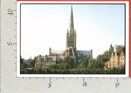 CARTOLINA VG REGNO UNITO - NORWICH - Cathedral From Bishopgate - 11 X 17 - ANN. 1988 - Norwich