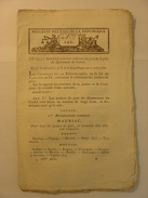 BULLETIN DES LOIS N°120 De 1801 - REDUCTION DES JUSTICES DE PAIX CANTAL CREUSE GARD - Decretos & Leyes