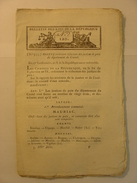 BULLETIN DES LOIS N°120 De 1801 - REDUCTION DES JUSTICES DE PAIX CANTAL CREUSE GARD - Wetten & Decreten