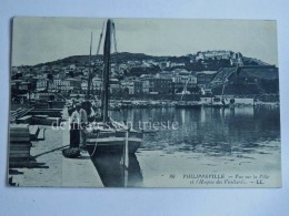 FRANCIA FRANCE Colonie ALGERIA PHILIPPEVILLE Skikda Fisherman Ville Hospice Vieillards Old Postcard - Skikda (Philippeville)