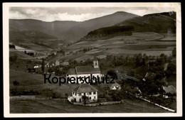 ALTE POSTKARTE YACH IM SCHWARZWALD BAHNSTATION ELZACH PANORAMA Cpa Postcard Ansichtskarte AK - Elzach