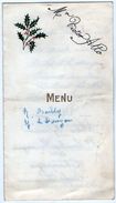 VP11.154 - LES LOGES - Ancien Menu De 1956 - Famille LE DUIGOU X ALLO - Menú