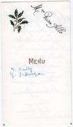 VP11.156 - LES LOGES - Ancien Menu De 1956 - Famille LE DUIGOU X ALLO - Menu