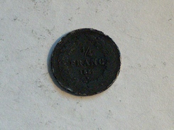 Belgique 1/4 Franc 1834 Quart - 1/4 Frank