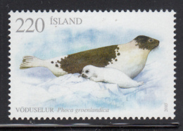 Iceland 2010 MNH Scott #1184 Phoca Groenlandica - Seals - Nuevos