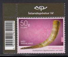 Iceland 2010 MNH Scott #1190 Woodcarving Circa 1600 - Unused Stamps