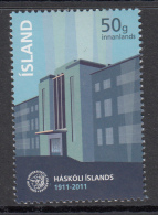 Iceland 2011 MNH Scott #1234 University Of Iceland 100th Anniversary - Neufs