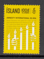 Iceland 2011 MNH Scott #1243 Amnesty Internationl 50 Years - Ungebraucht