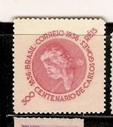 Brazil * & Centennial Of The Birth Of Carlos Gomes Composer, Guarani Opera 1936 (307) - Ungebraucht
