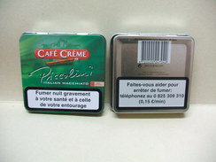 BOITE Métal Vide CAFE CREME Italian Macchiato (20 Cigares) - Contenitore Di Sigari