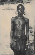 CPA Congo Ethnic Afrique Noire Type écrite - Congo Français