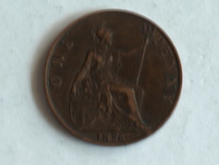 UK 1 PENNY 1896 ONE GRANDE BRETAGNE - D. 1 Penny