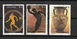 LOTE 1837  ///   GUYANA ARTE 1987  Nº 2061/2063 - Guyane (1966-...)