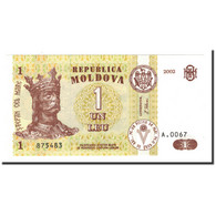 Billet, Moldova, 1 Leu, 2002, KM:8e, NEUF - Moldavië