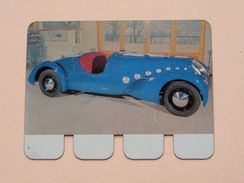 PEUGEOT 402 - 1936 - Coll. N° 65 NL/FR ( Plaquette C O O P - Voir Photo - IFA Metal Paris ) ! - Plaques En Tôle (après 1960)