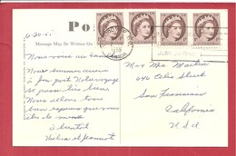 Y&T N° 267X4 VANCOUVER  Vers USA  1955  2 SCANS - Briefe U. Dokumente