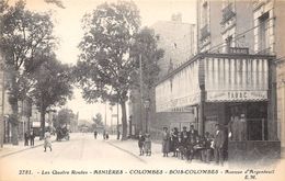 92-ASNIERES- LES QUATRE ROUTES- ASNIERES, COLOMBES- BOIS COLOMBES , AVENUE D'ARGENTEUIL - Asnieres Sur Seine