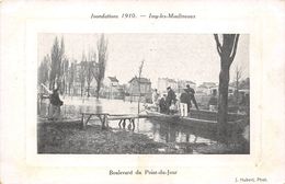 92-ISSY-LES-MOULINEAUX- INONDATION 1910, BOULVARD DU POINT-DU-JOUR - Issy Les Moulineaux