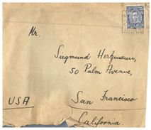 (321) Australia -  Cover Posted From NSW To USA - 1930's - Covers & Documents