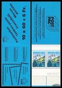 Carnet De Timbres Suisse 1993 - Carnets