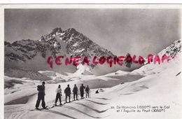 73- VERS LE COL ET L' AIGUILLE DU FRUIT- DE MORIOND  CARTE PHOTO SKI RANDONNEE - Otros & Sin Clasificación