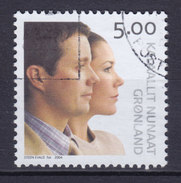 Greenland 2004 Mi. 416   5.00 Kr Hochzeit Kronprinz Frederik & Mary Donalson Royal Wedding - Usati