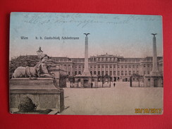 WIEN - K.K. LUSTSCHLOSS SCHONBRUNN - USED 1913 - Schloss Schönbrunn