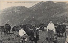 CPA Types Métier Folklore Cantal Auvergne Non Circulé Peyrarche - Other & Unclassified