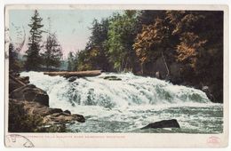 USA, Adirondack Mountains NY, Buttermilk Falls, Raquette River, Antique C1902 Vintage New York State Postcard M8577 - Adirondack